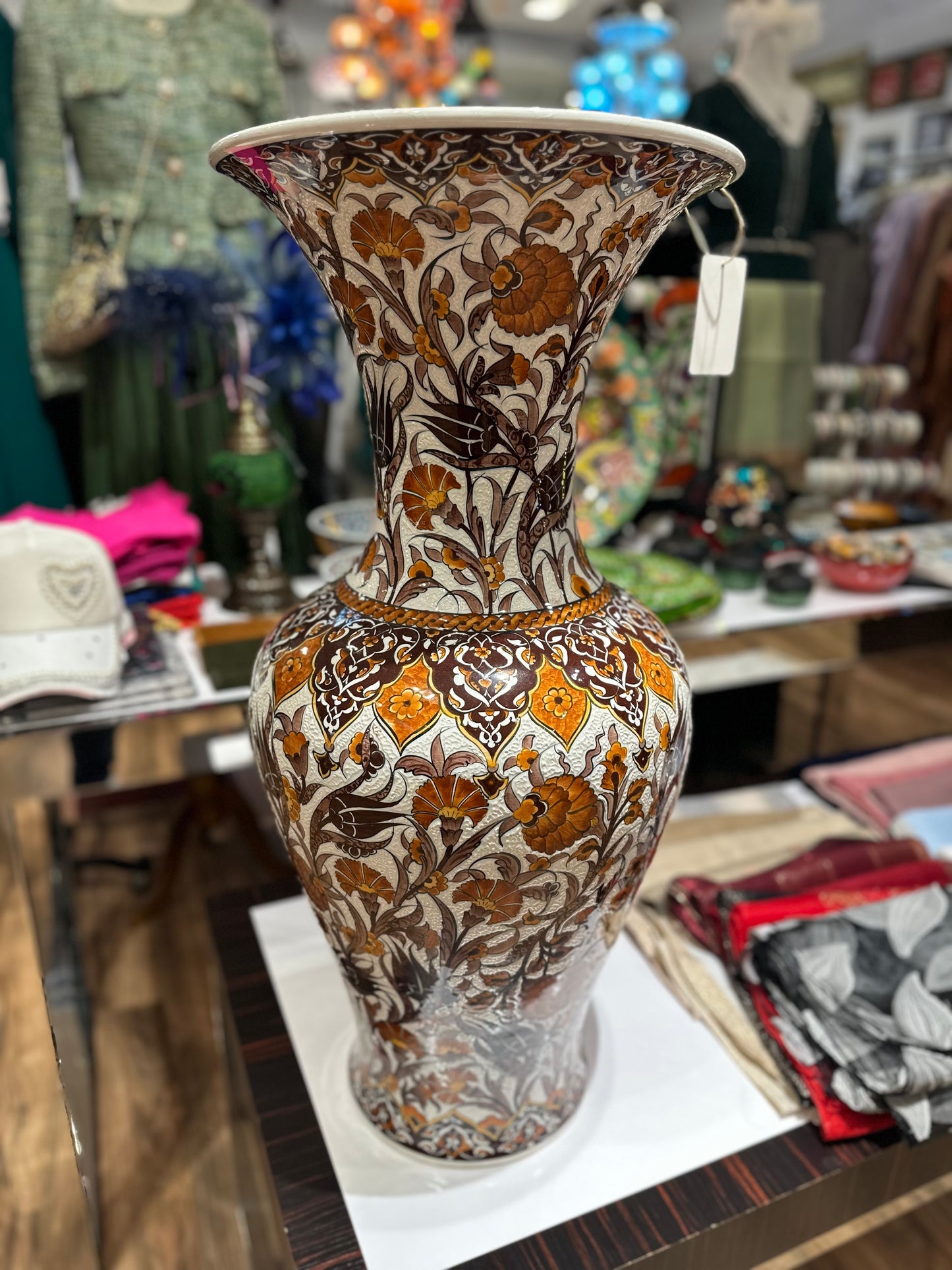 Fall Flowers Vase, 31” tall