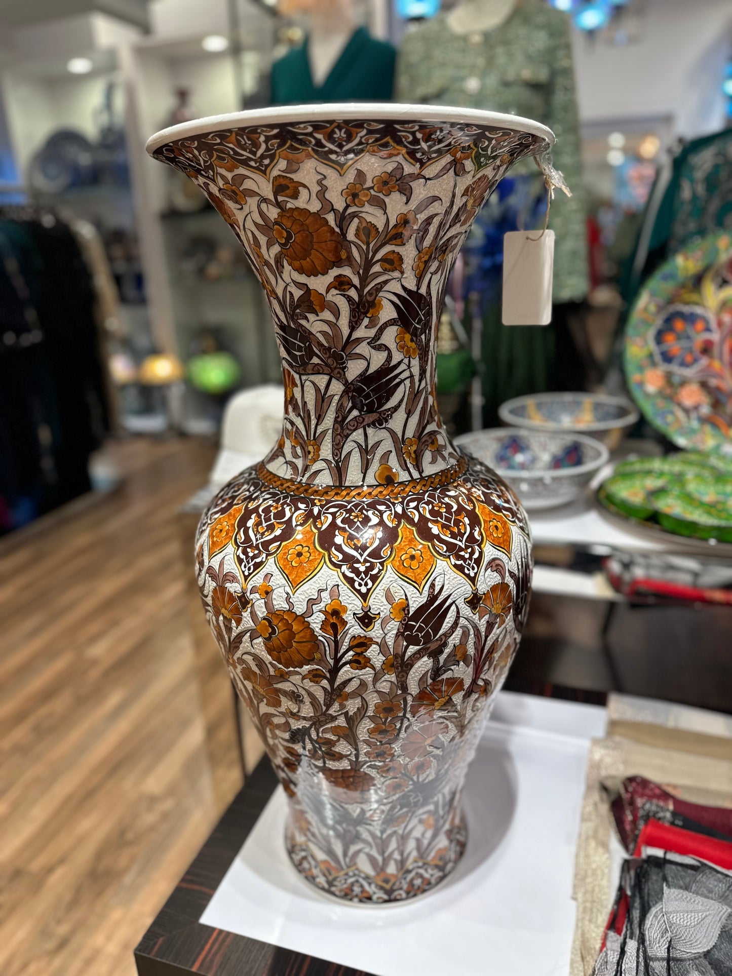 Fall Flowers Vase, 31” tall