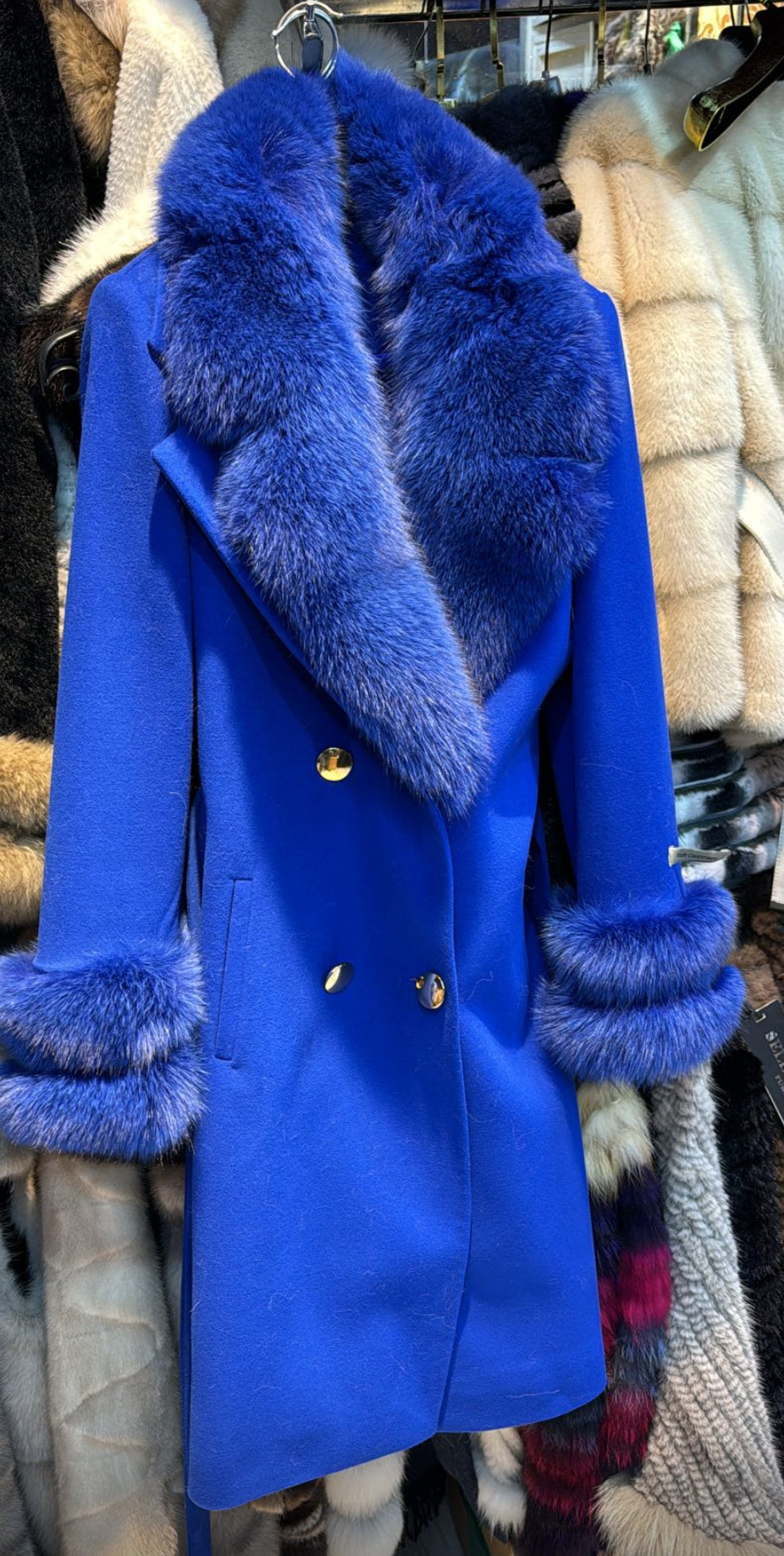 Cashmere Fur Coat
