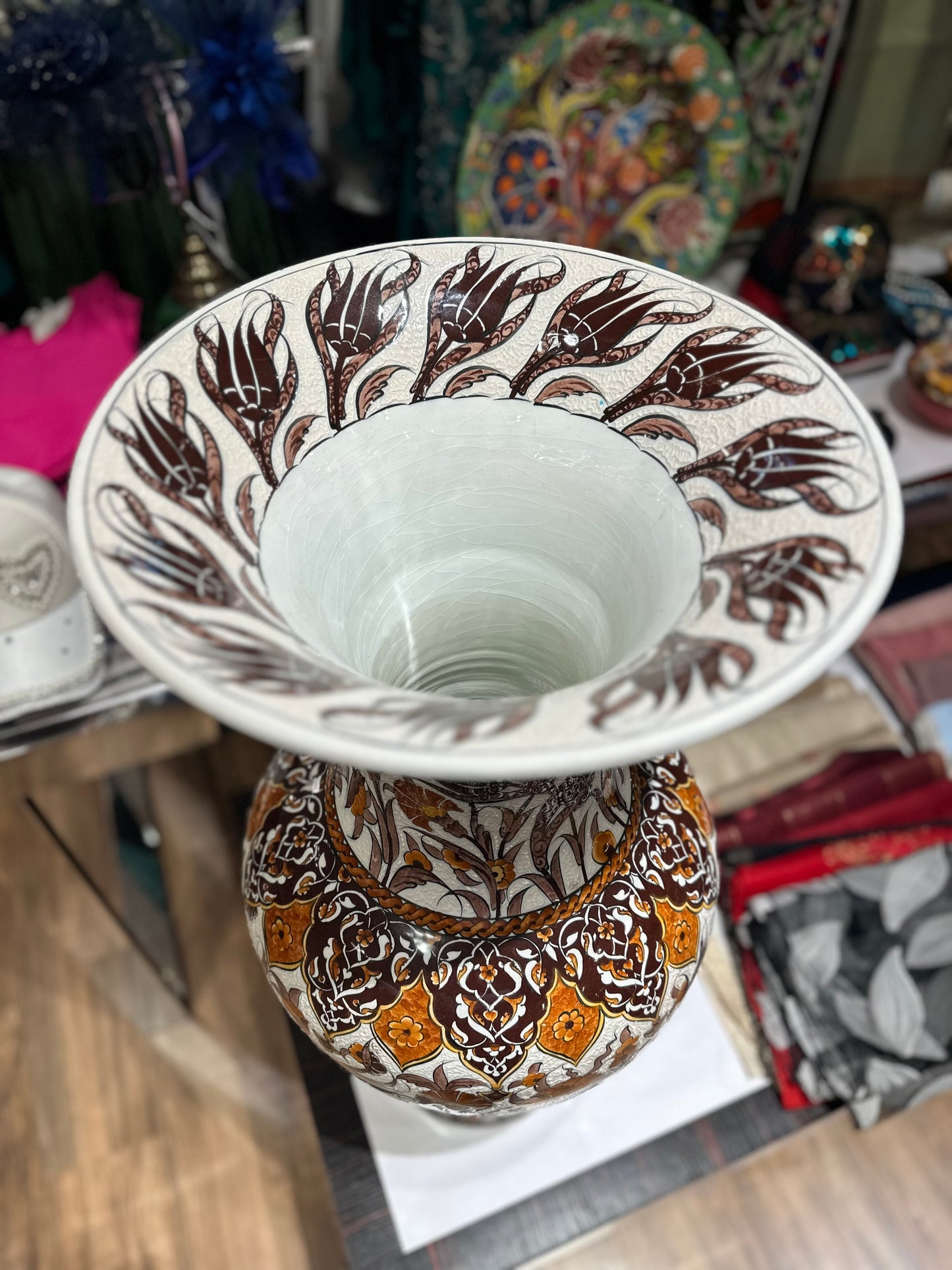 Fall Flowers Vase, 31” tall