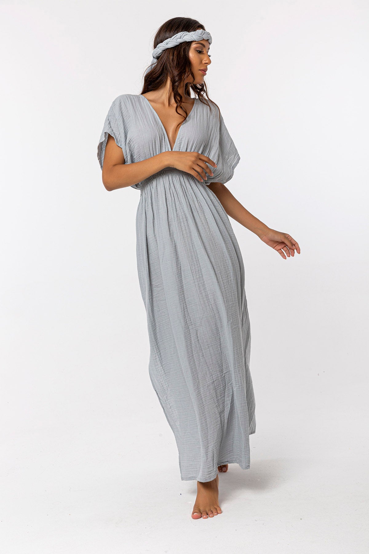 Orgu Cotton Long Dress