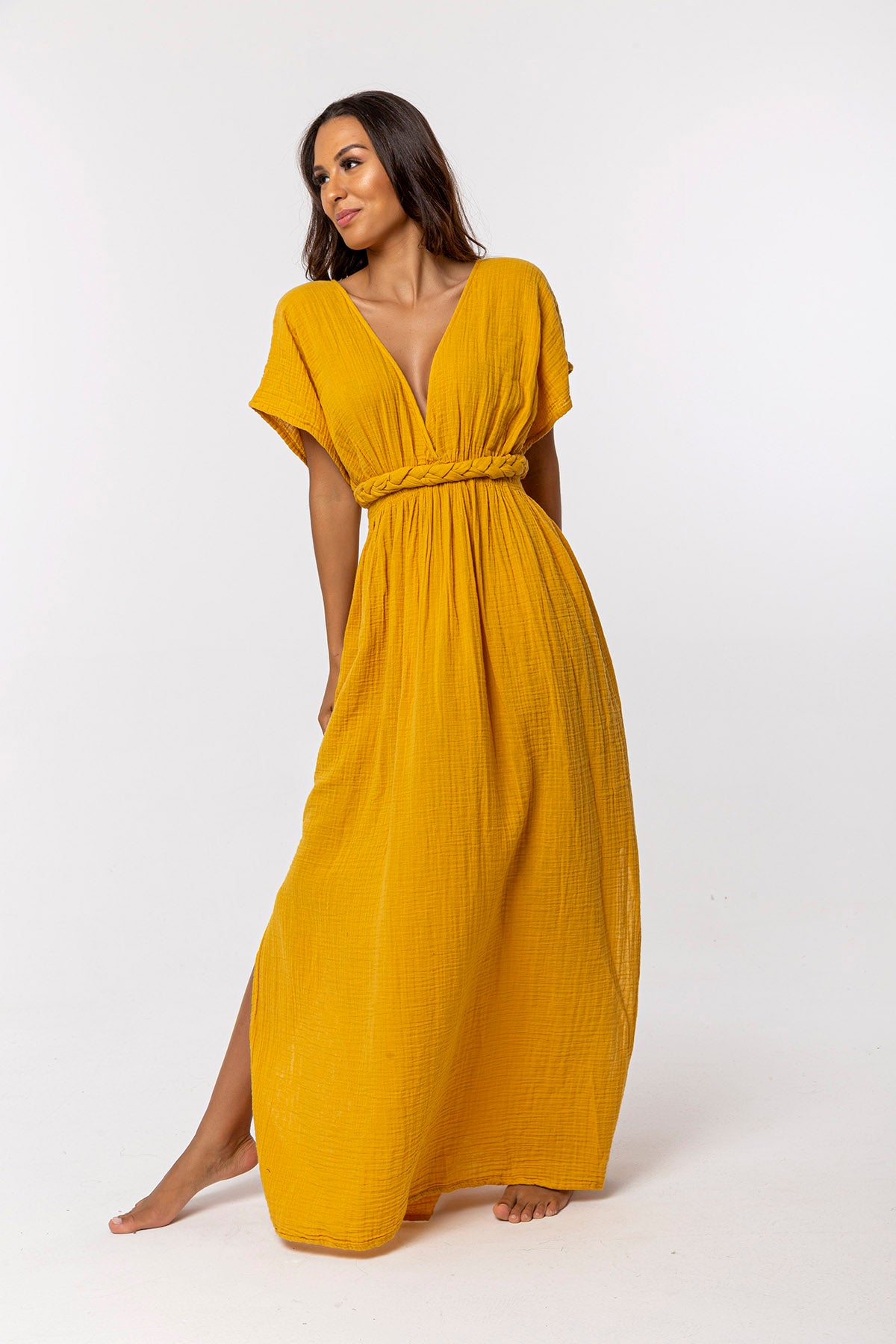 Orgu Cotton Long Dress