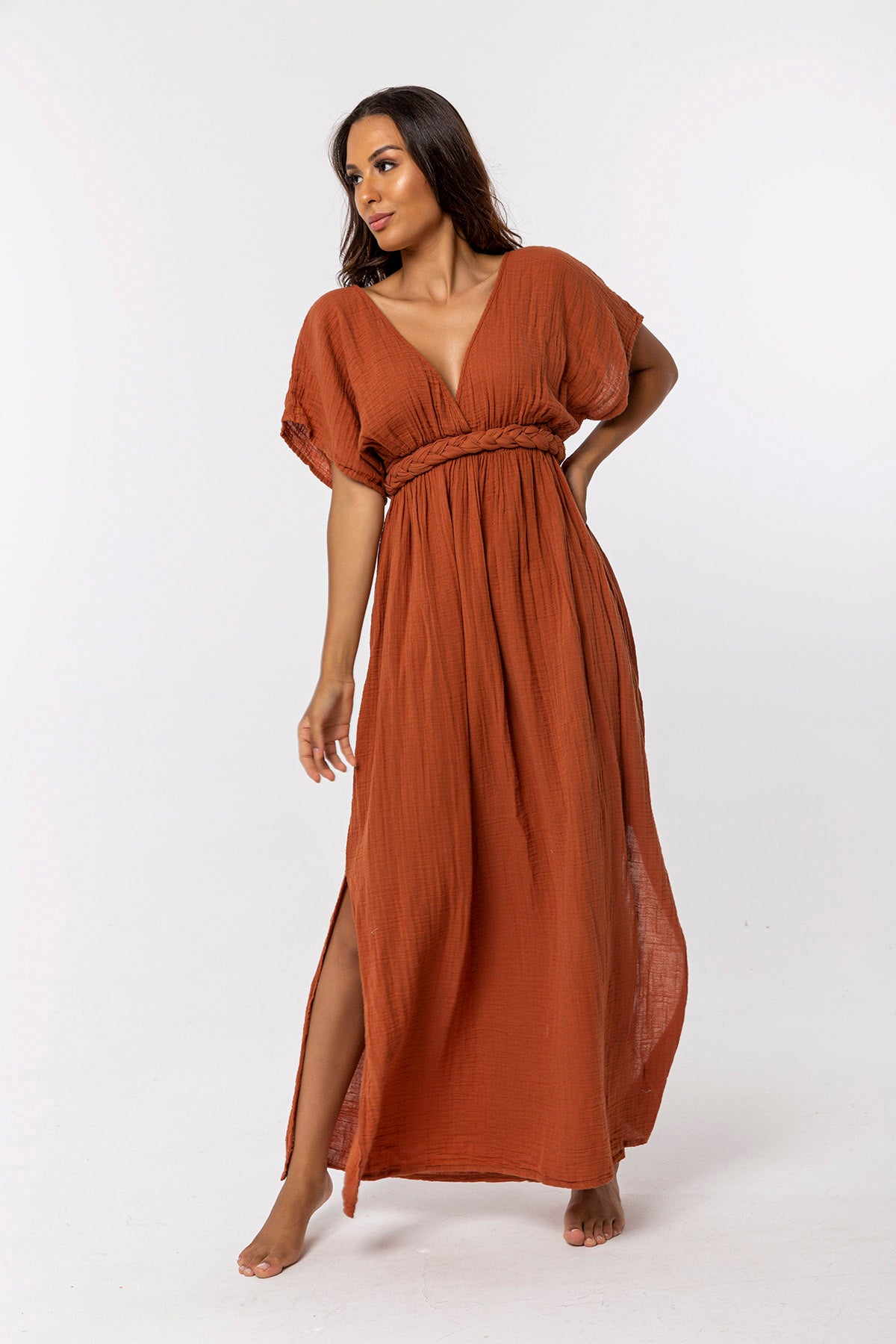 Orgu Cotton Long Dress
