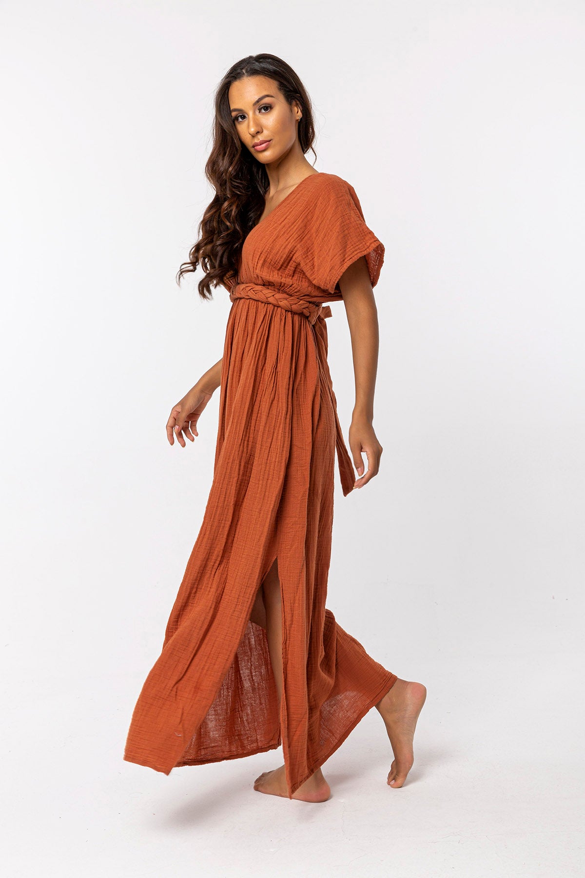 Orgu Cotton Long Dress