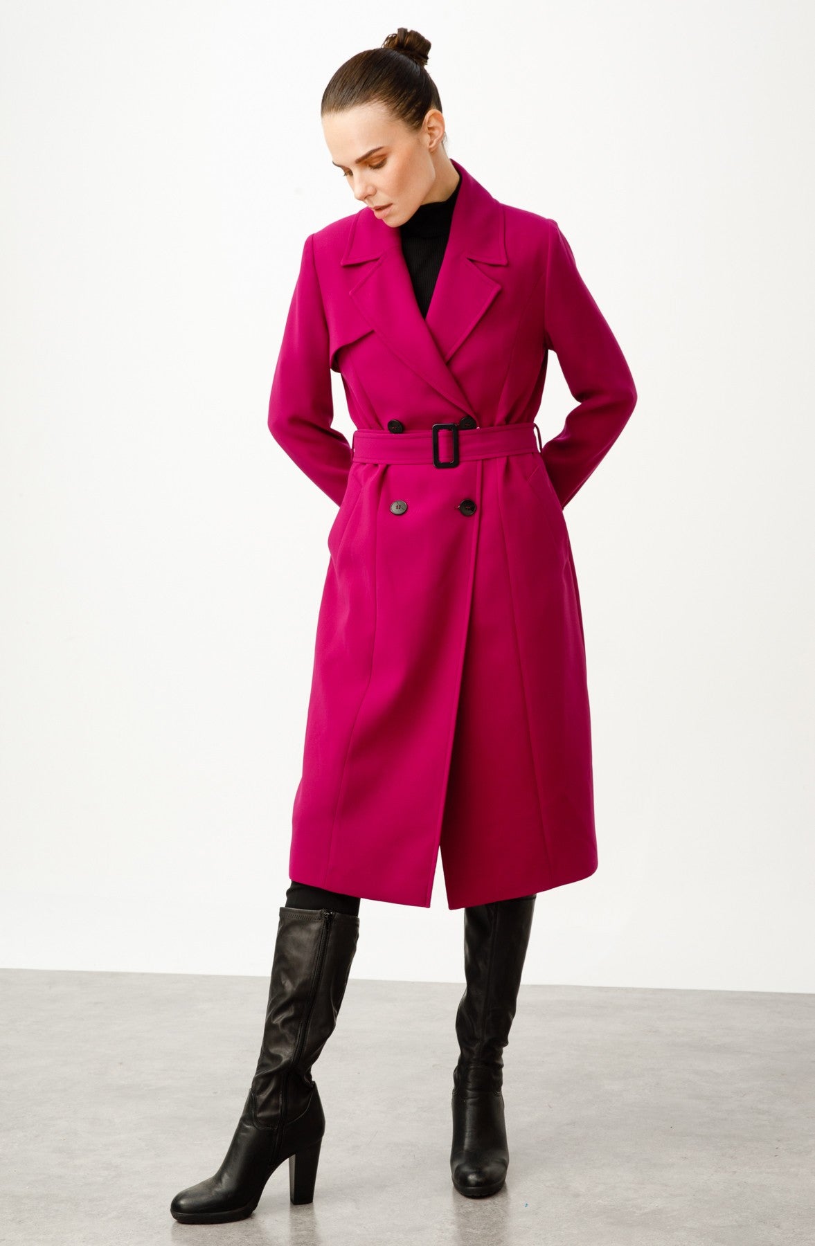 Fushia Trenchcoat