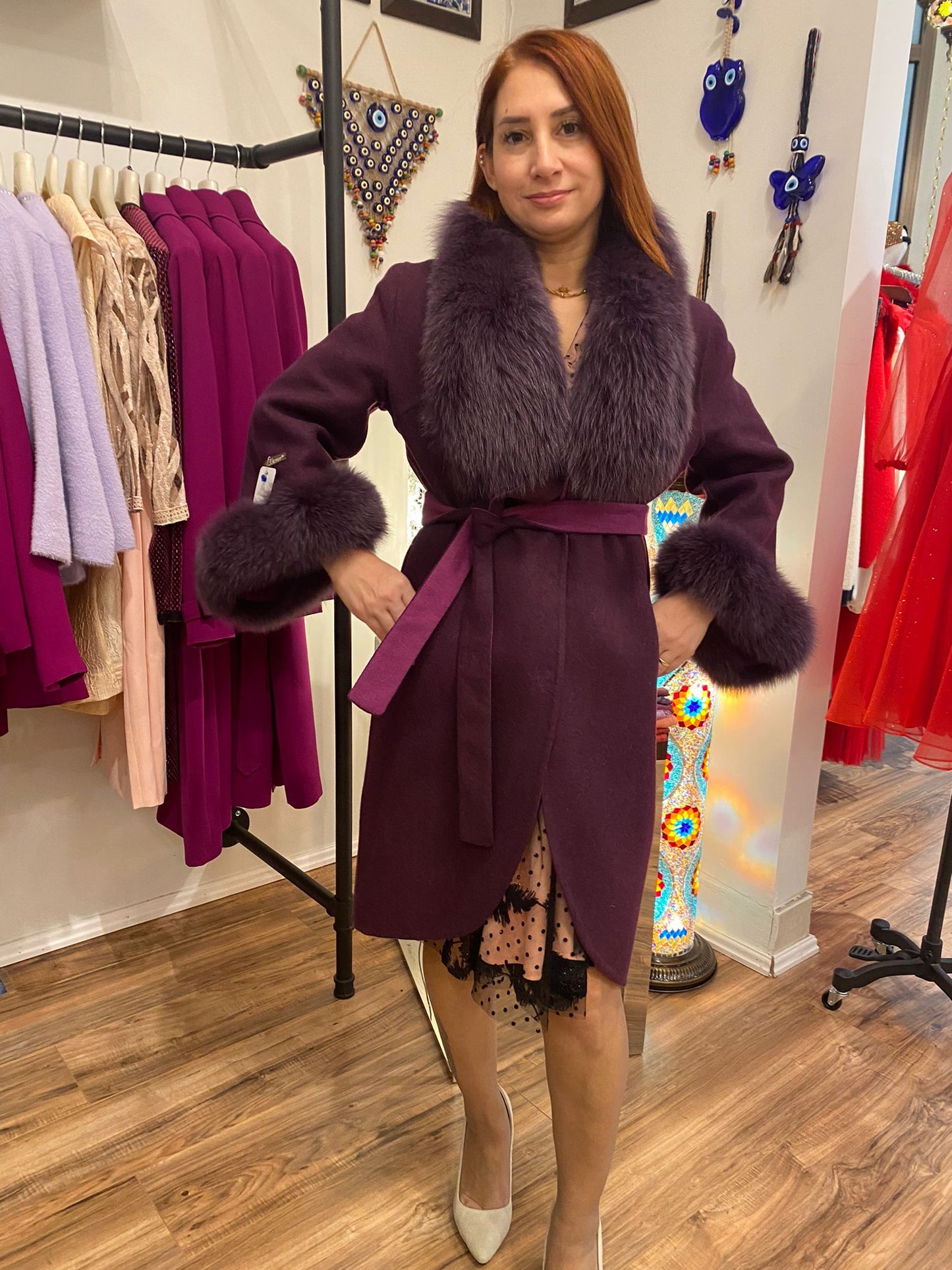 Alpaca Coat Midi
