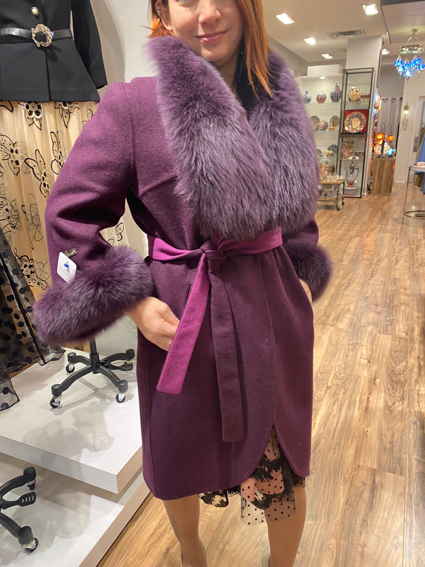 Alpaca Coat Midi