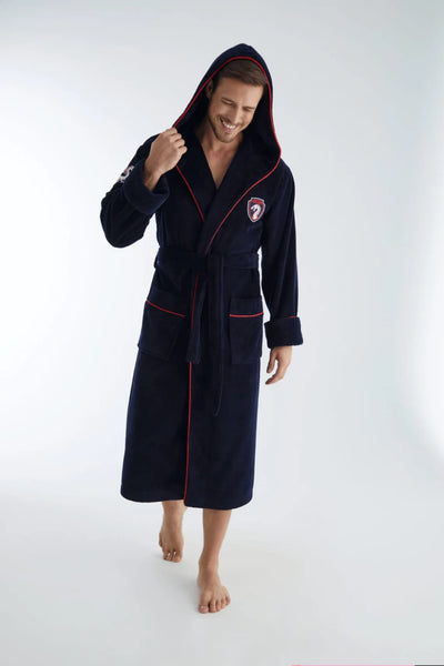 Dragon Navy Men Robe