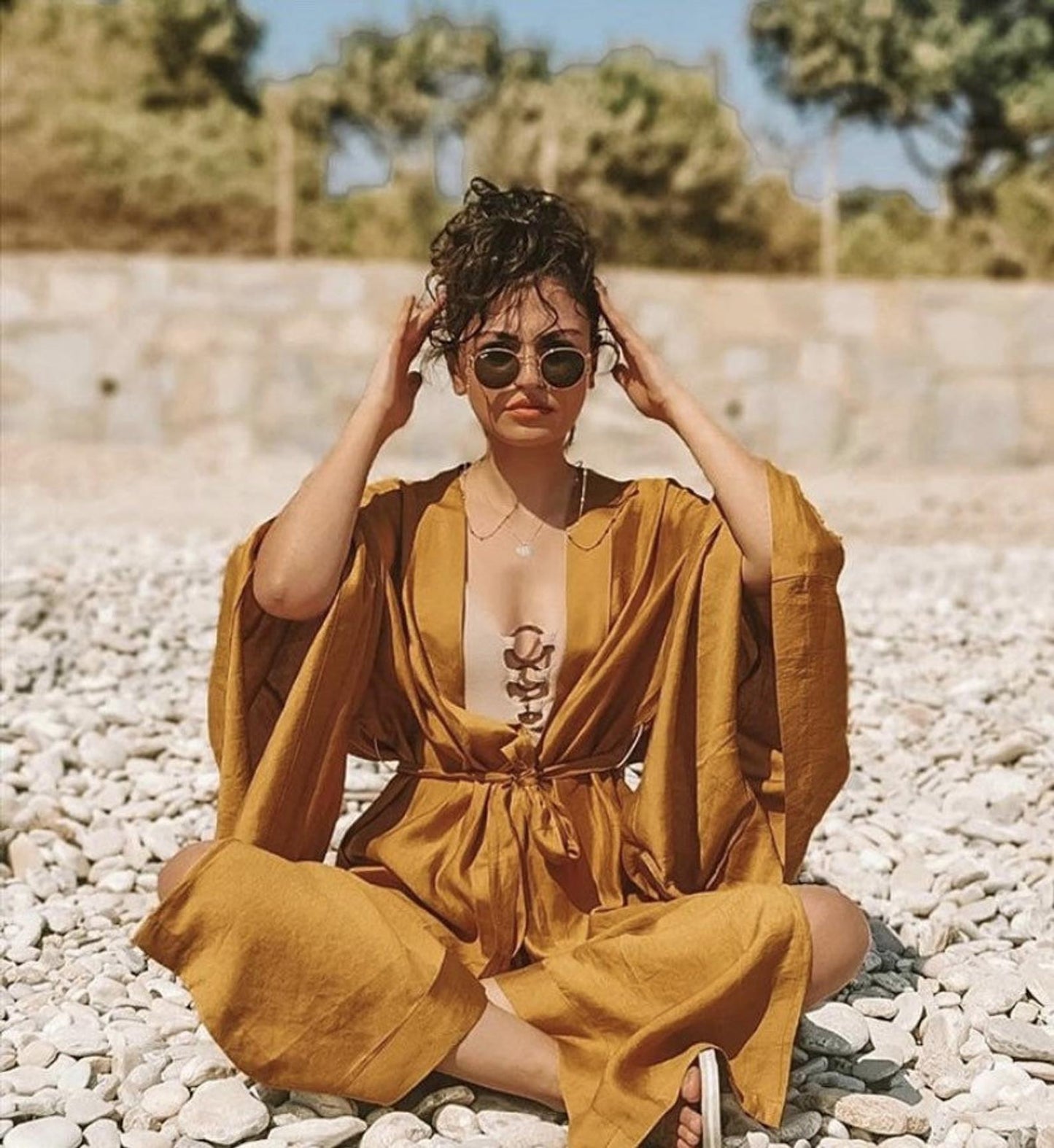 Tabacco Kimono Robe