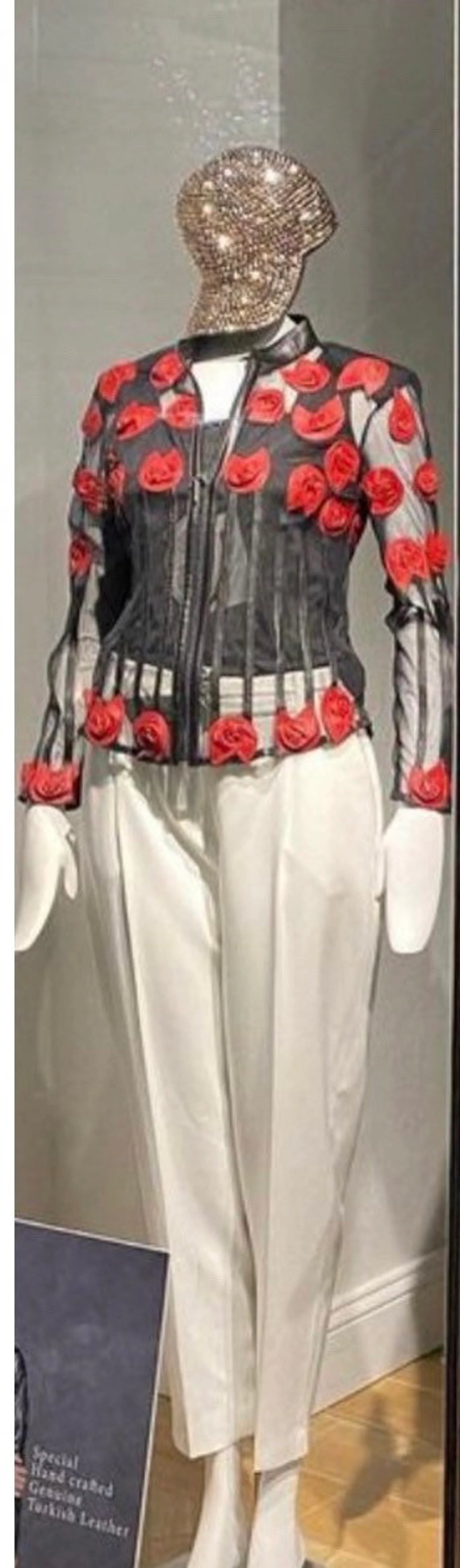 Rose Leather Jacket