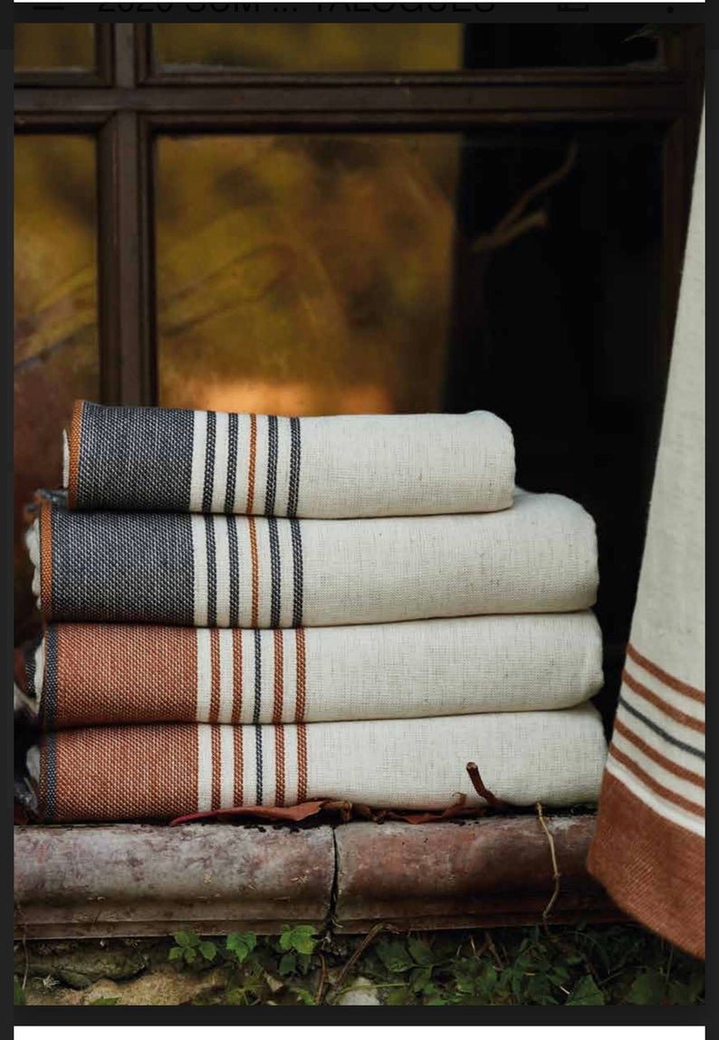 Ivory Luxury Linen/Turkish Cotton Terry Towel – Chaliskan