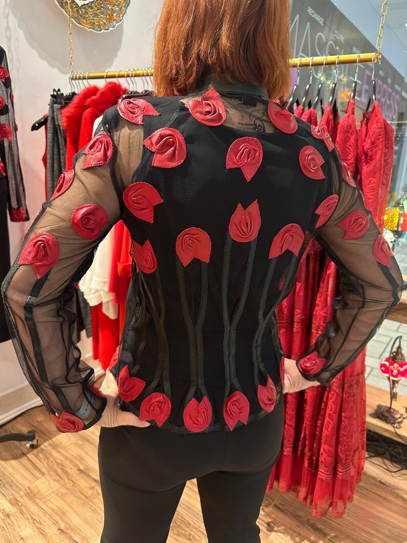 Rose Leather Jacket