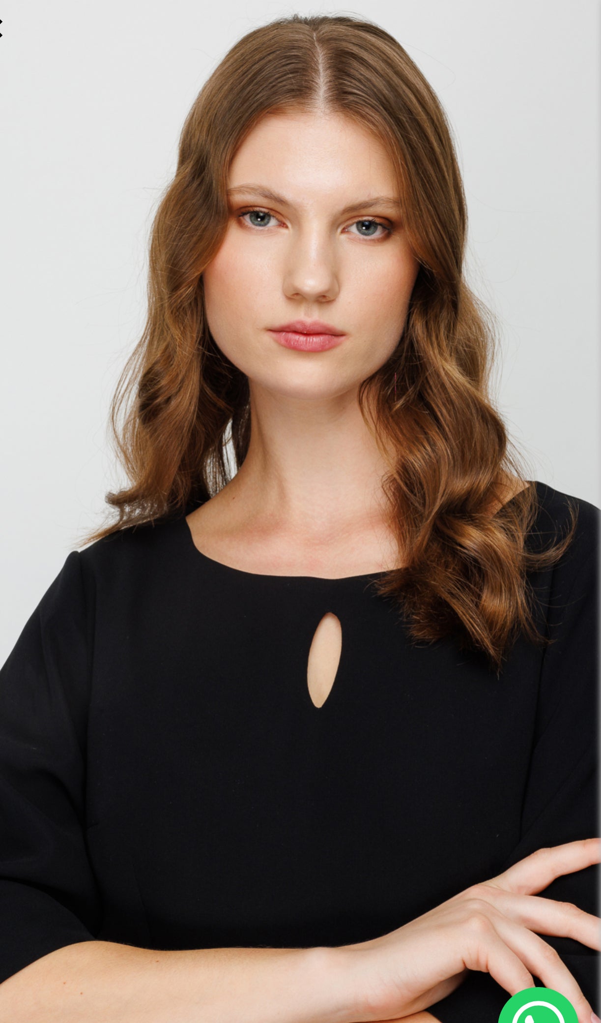 Circle neck dress