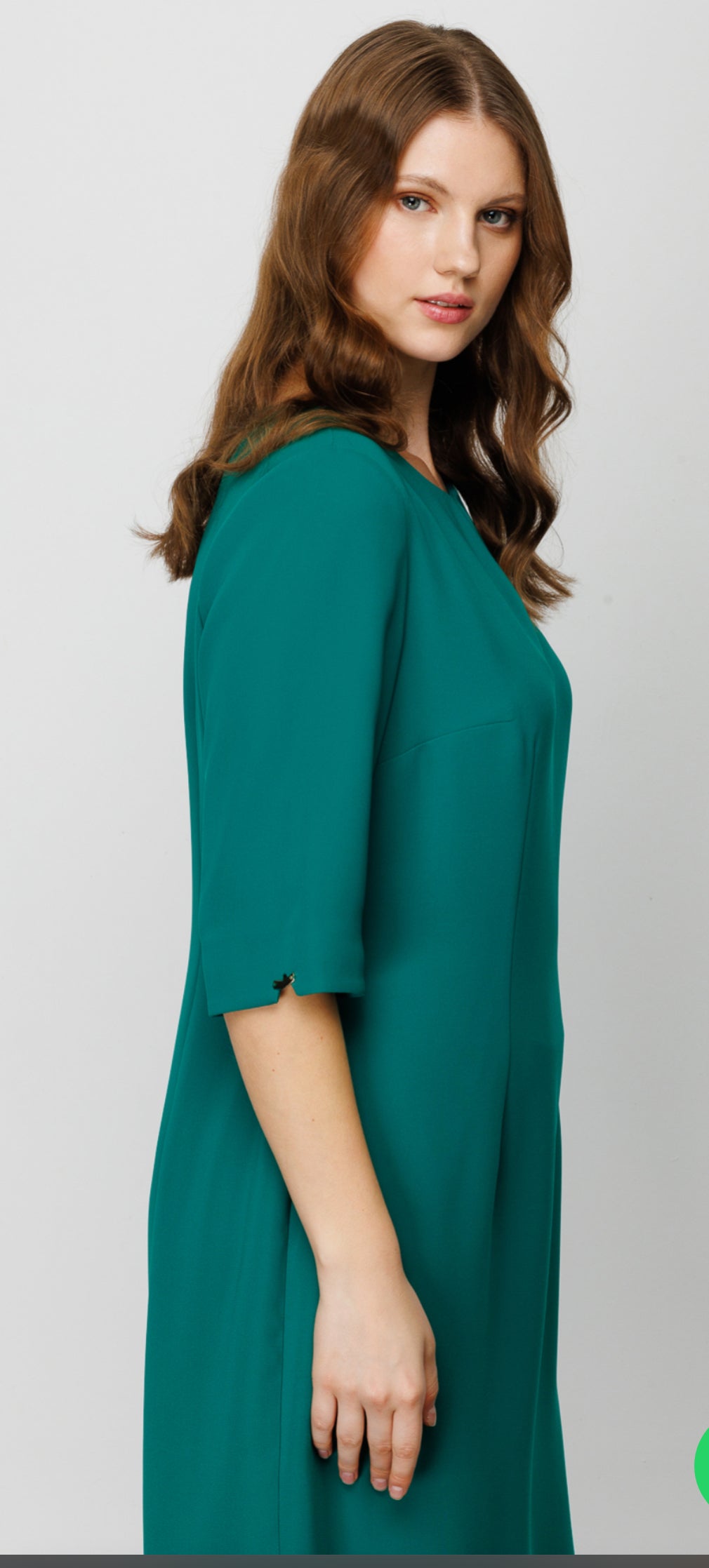 Circle neck dress