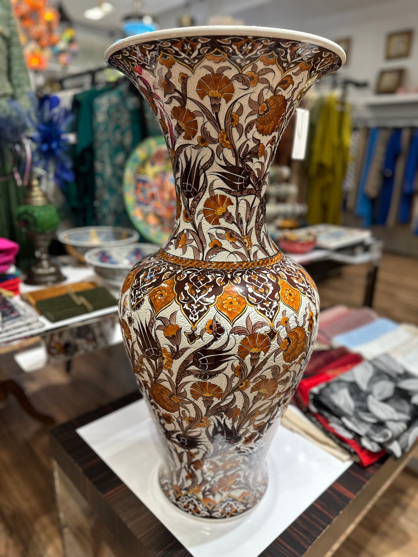 Fall Flowers Vase, 31” tall