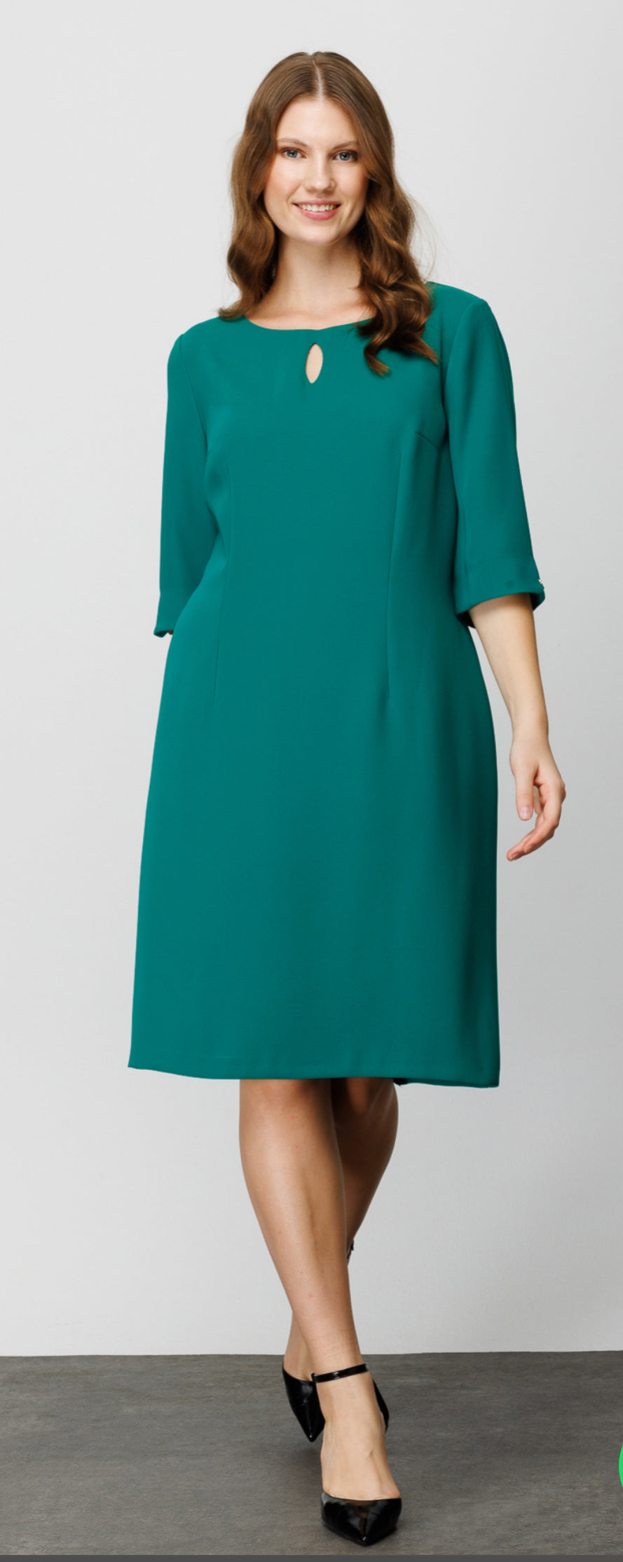Circle neck dress