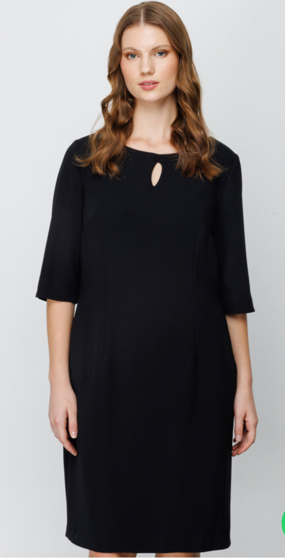 Circle neck dress