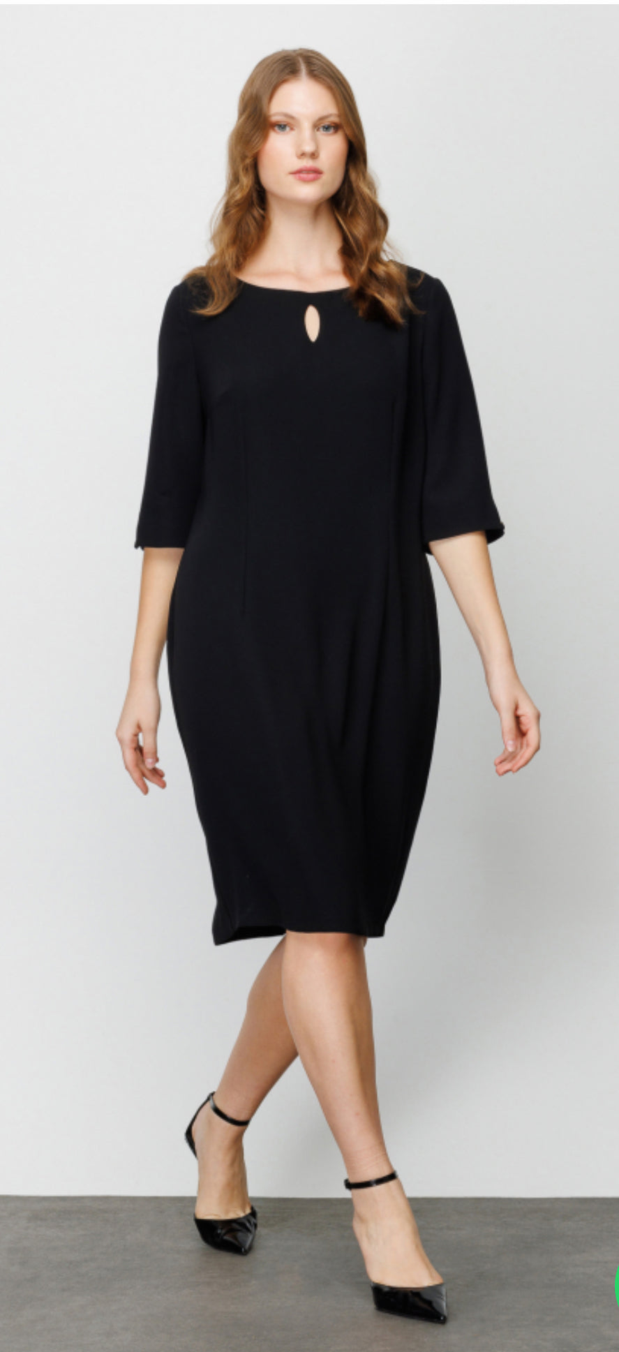 Circle neck dress