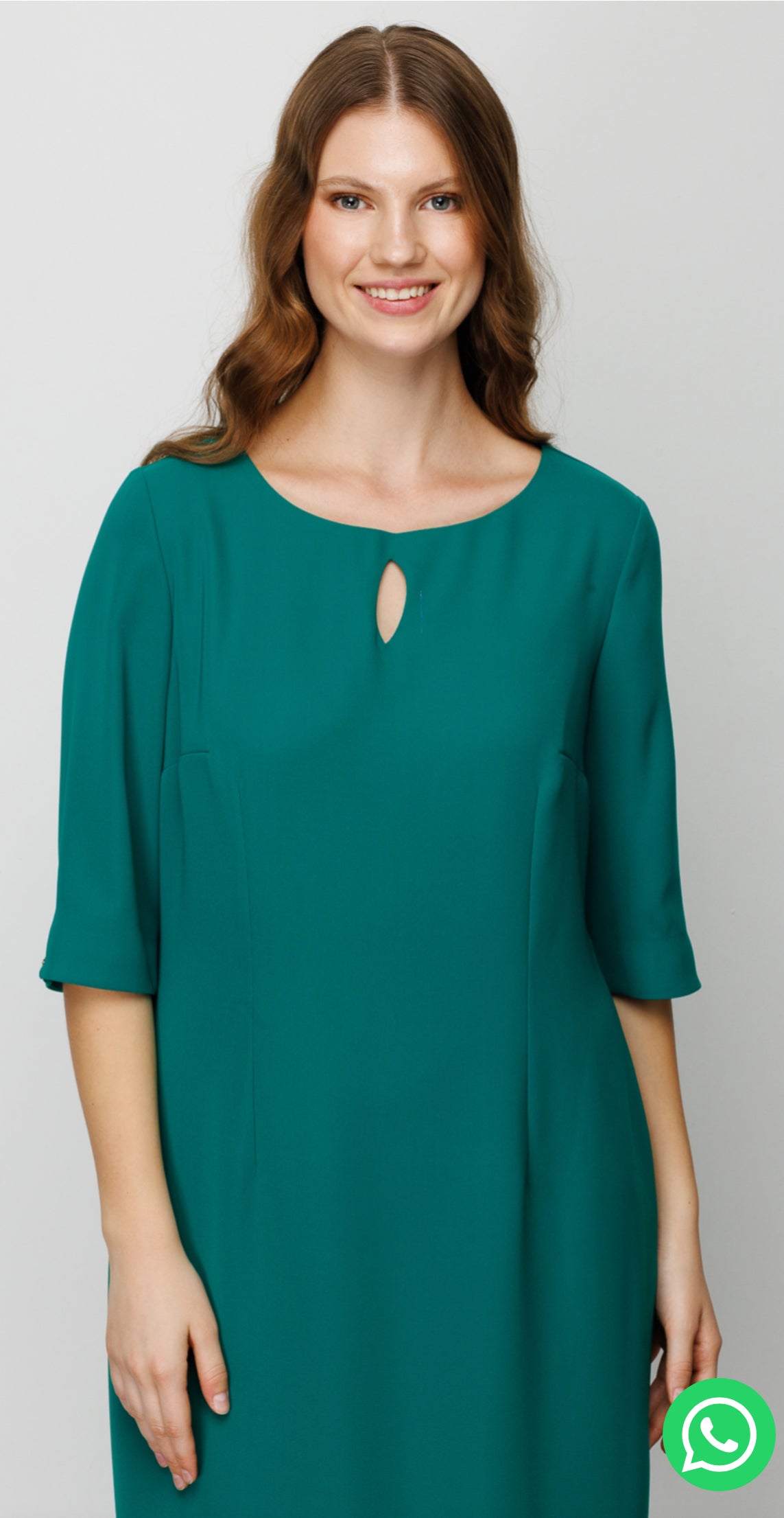 Circle neck dress