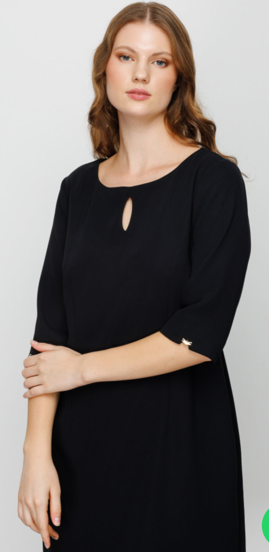 Circle neck dress