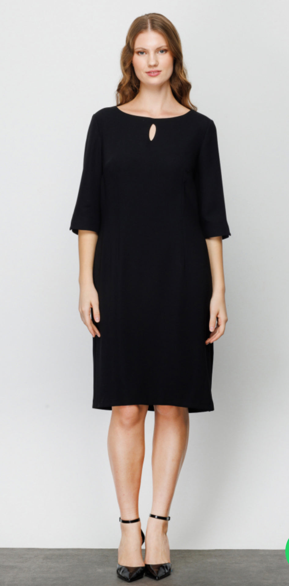 Circle neck dress