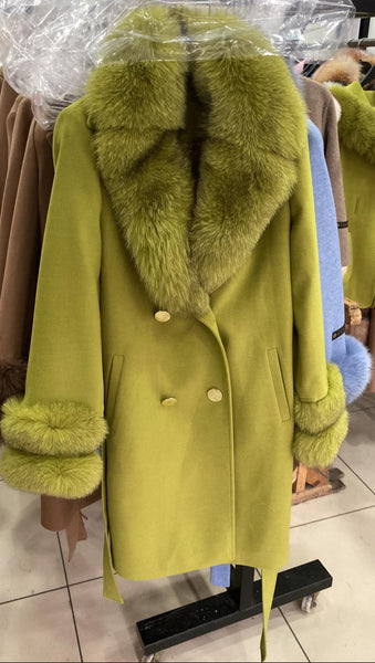 Cashmere Fur Coat