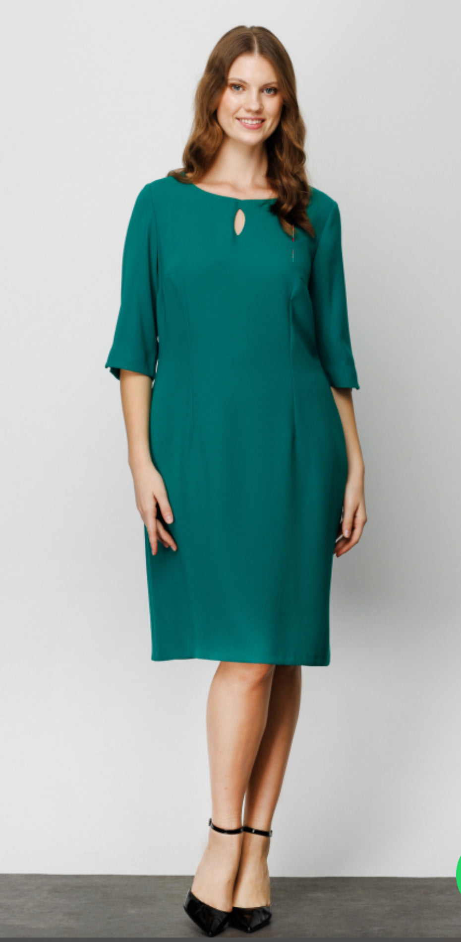 Circle neck dress