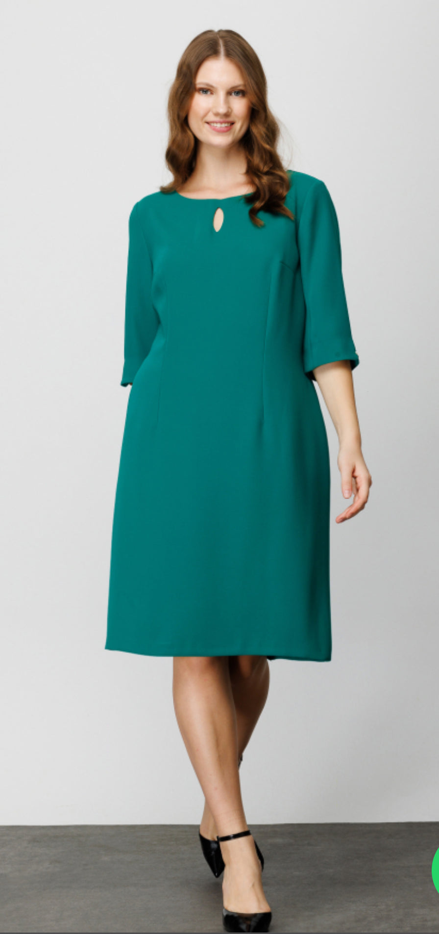 Circle neck dress