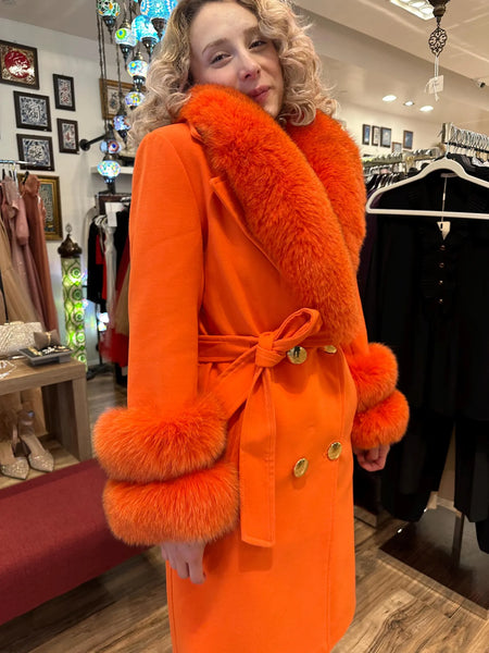 Cashmere Fur Coat