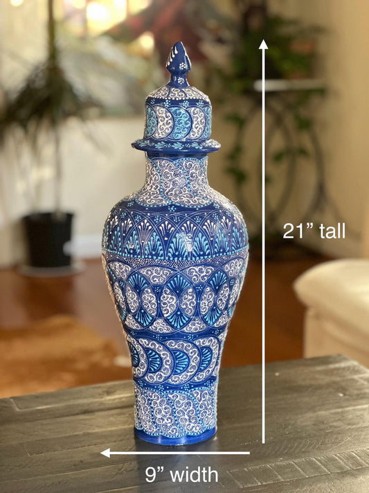 Blue Ceramic Vase
