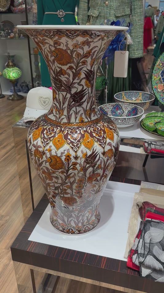 Fall Flowers Vase, 31” tall