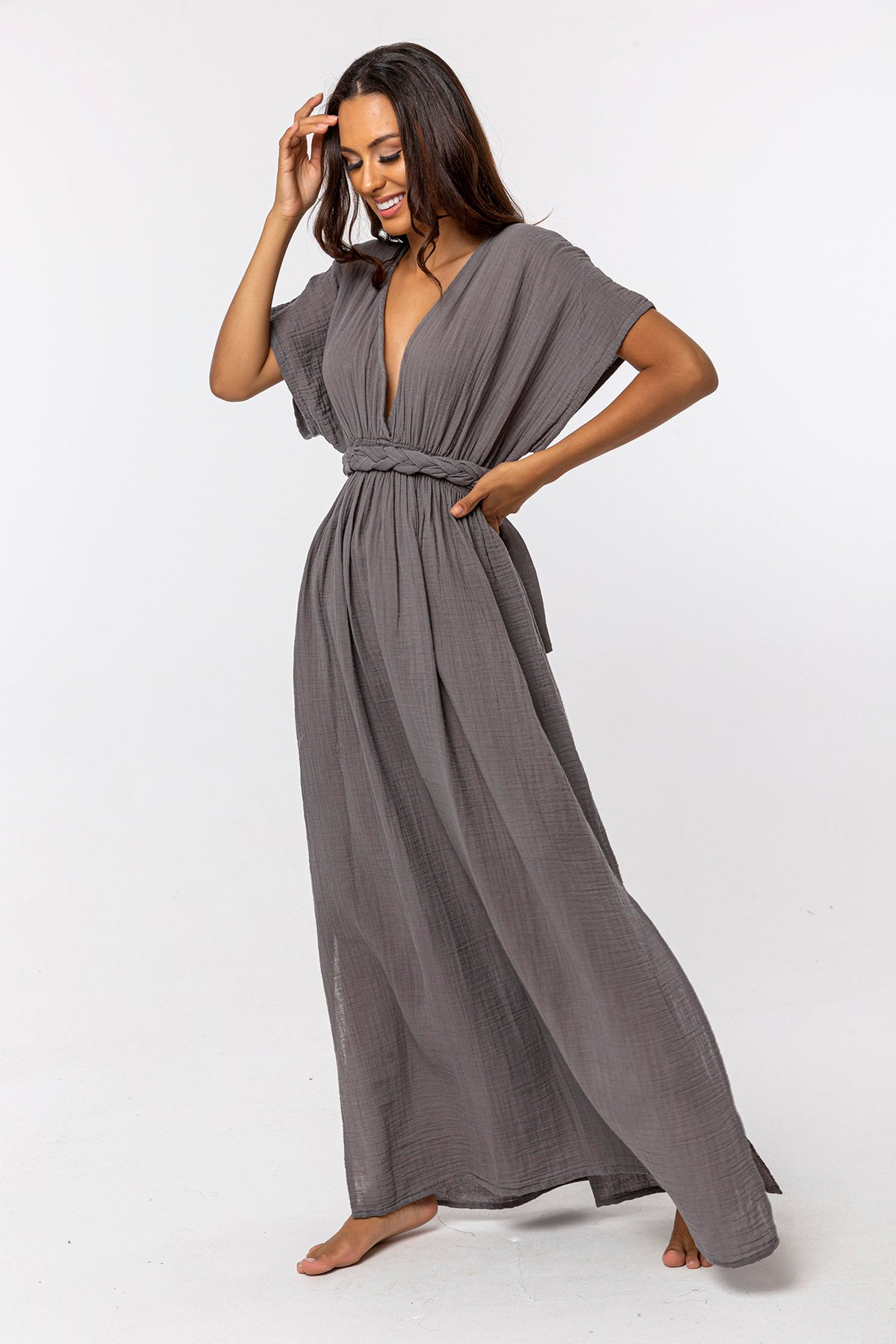 Orgu Cotton Long Dress