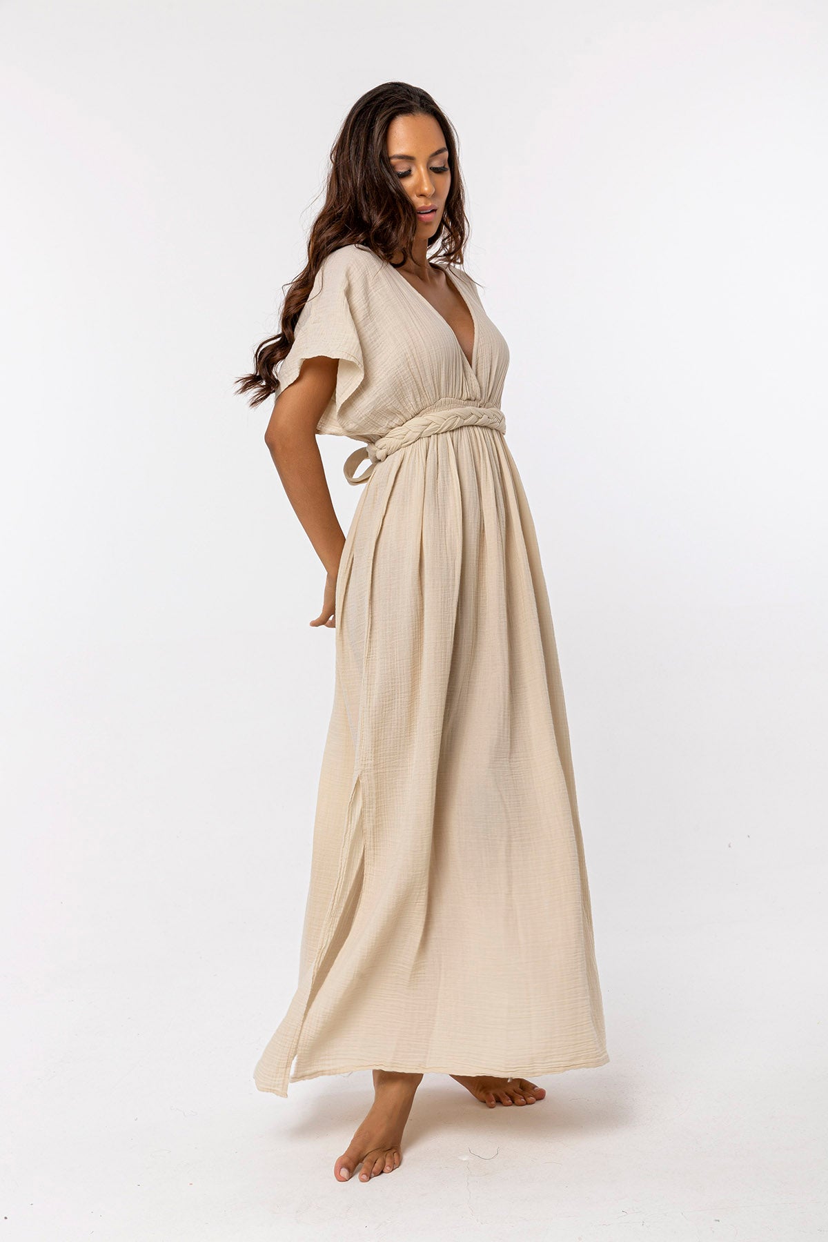 Orgu Cotton Long Dress