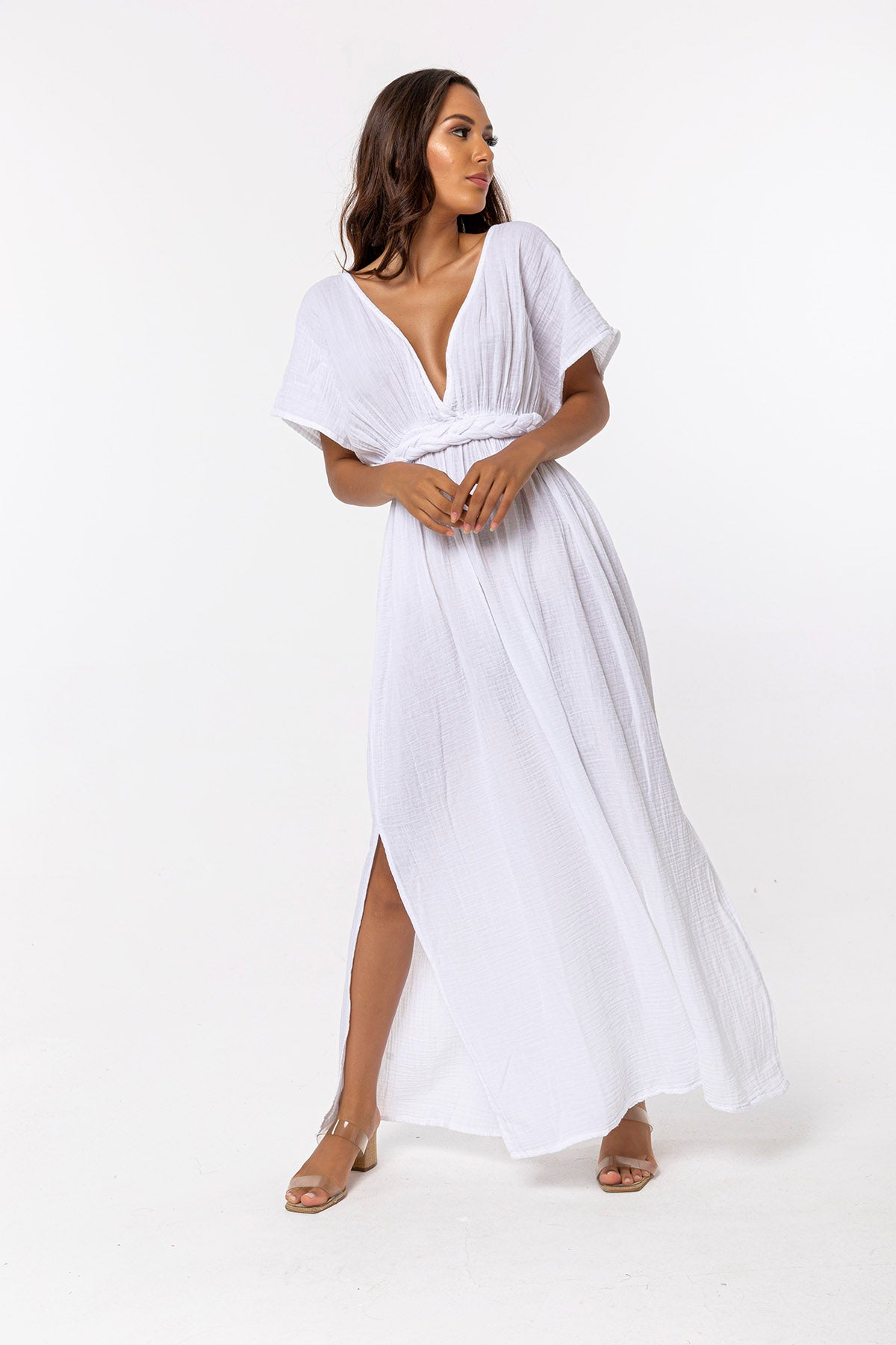 Orgu Cotton Long Dress