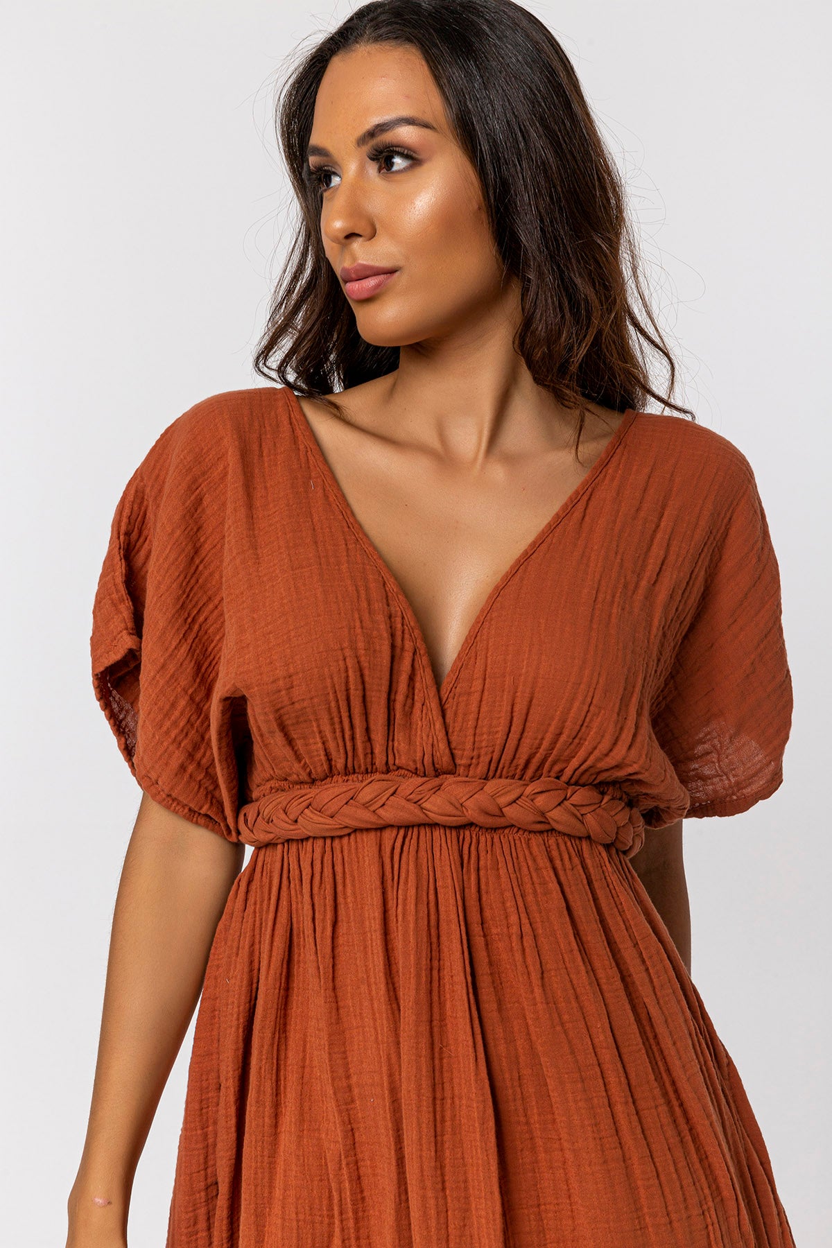 Orgu Cotton Long Dress