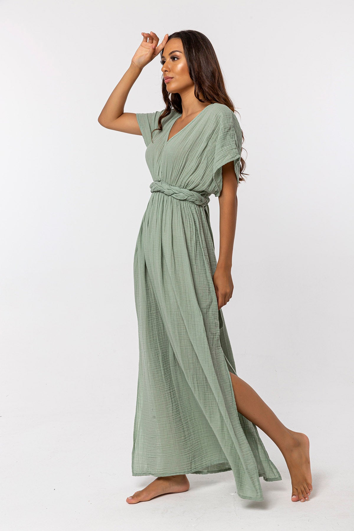 Orgu Cotton Long Dress