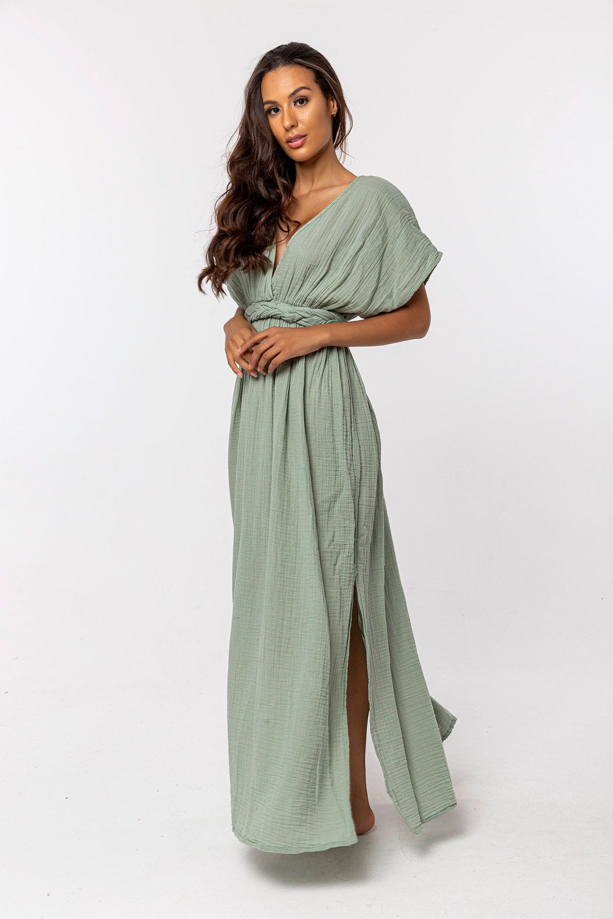 Orgu Cotton Long Dress