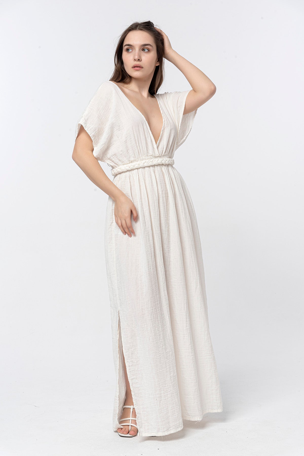 Orgu Cotton Long Dress