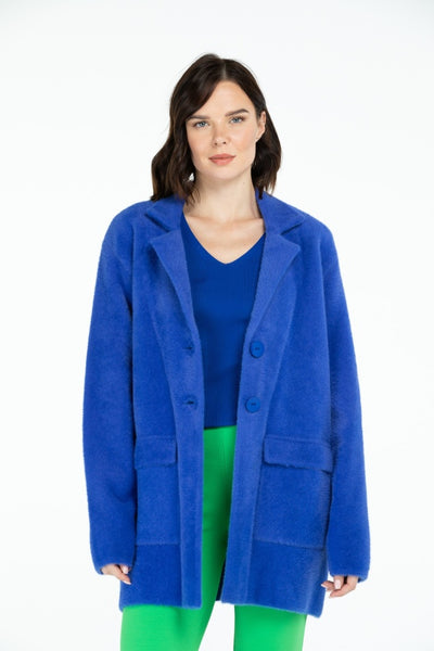 Blue Buttoned Cardigan