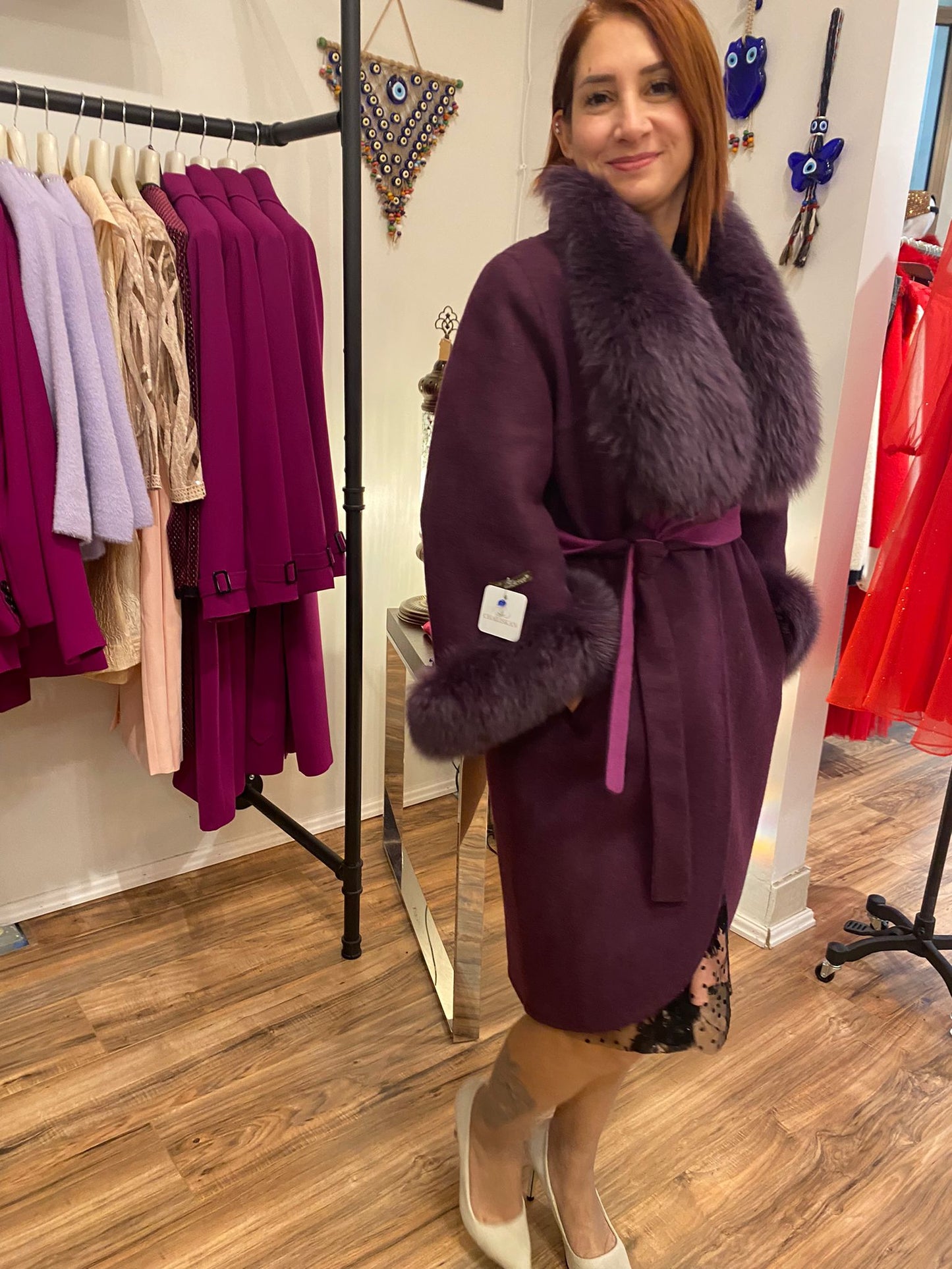 Alpaca Coat Midi