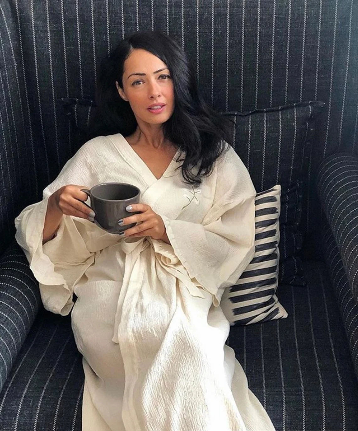 Ivory kimono robe online