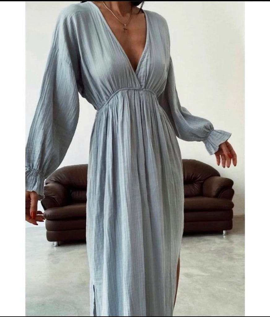Summer Cotton Dress Soft Casual Loose Tunics Buttons Half Sleeves Robes  Maxi Dresses Customized Dress Plus Size Clothing Linen - Etsy