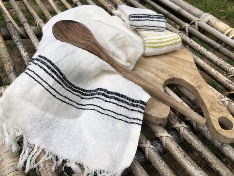 Linen Hand/Face Towel, Tea Towel, Kitchen Towel – Chaliskan