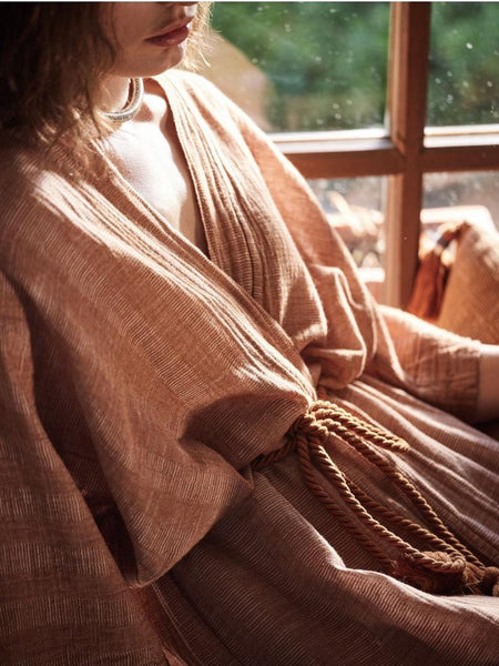 Alvina kimono bathrobe-One size fits all